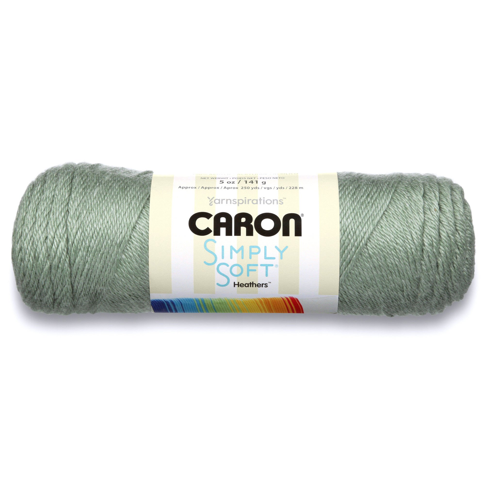 Amazon.com: Caron H9700H9503 Simply Soft Heathers Yarn, 5 oz